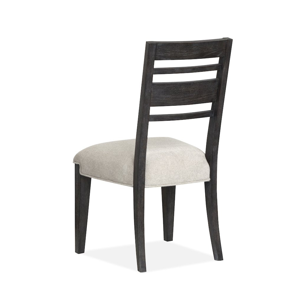 Plum Creek Ravenwood Black Upholstered Side Chair Two Pack