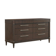 Asher Park 8 Drawer Dresser, Piano Brown Finish