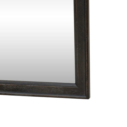 Landscape Mirror - Black Traditional Multi in Dusty Taupe