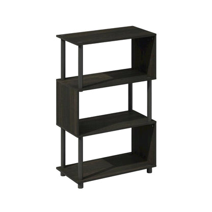 Wooden bookcase with simple design and sturdy construction