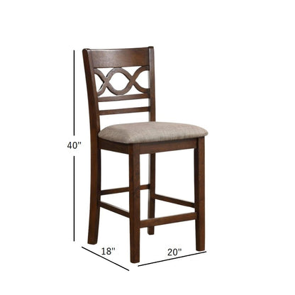Brown Solid Wood Dining Table Set for 4 – Round Kitchen Table Design