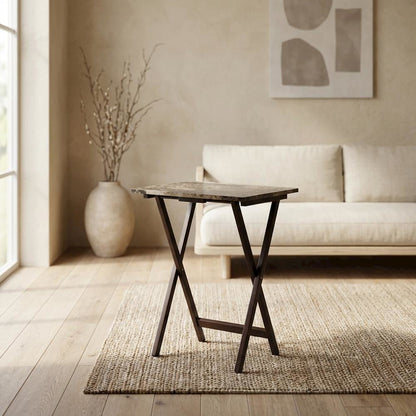 Brown, Tray Table, Removable Tray Top, Quality Build