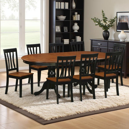 Elegant 9-Piece Dining Table Set – Solid Wood Dining Table for 8