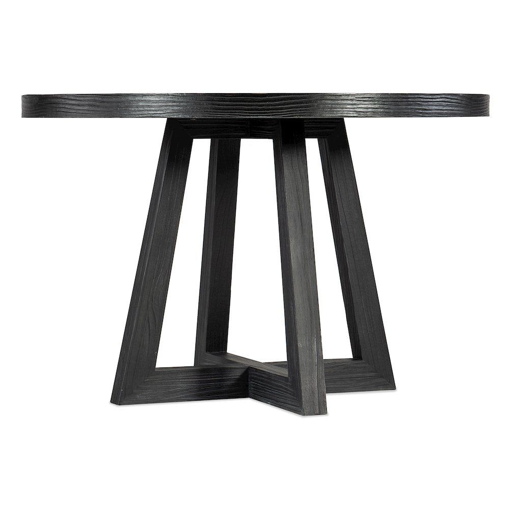Chapman Shou Sugi Ban Petite Round Dining Table