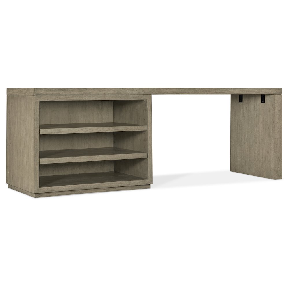 Linville Falls 84" Desk with Open Desk Cabinet
