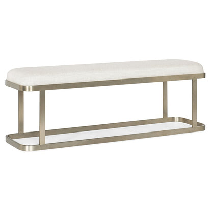 Linville Falls River Branch Upholstered Bench