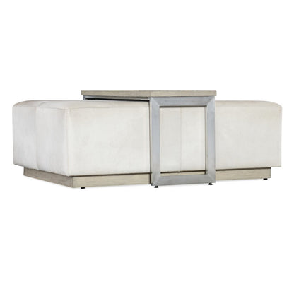 Melange Bridged Cocktail Table