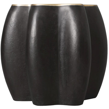 Melange Even and Flow Round End Table