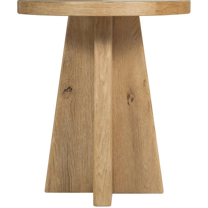 Driftwood Round End Table