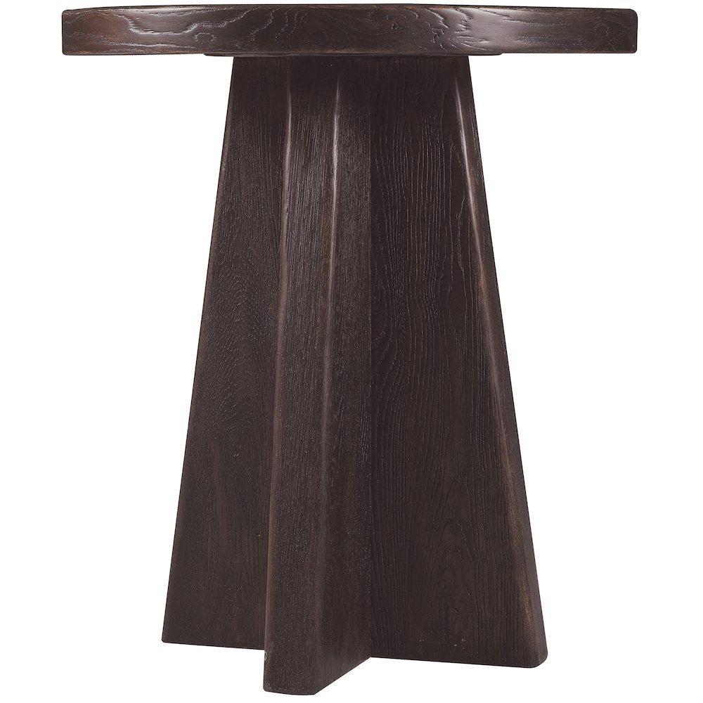 Driftwood Round End Table