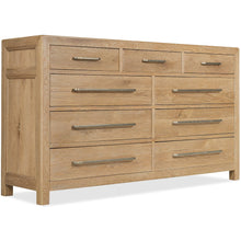 Driftwood Nine-Drawer Dresser