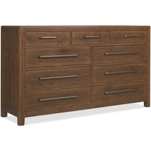 Driftwood Nine-Drawer Dresser