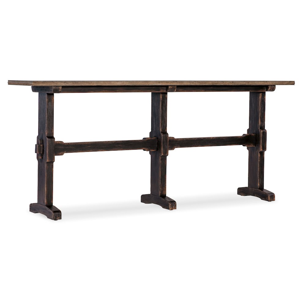 Americana Trestle Console Table