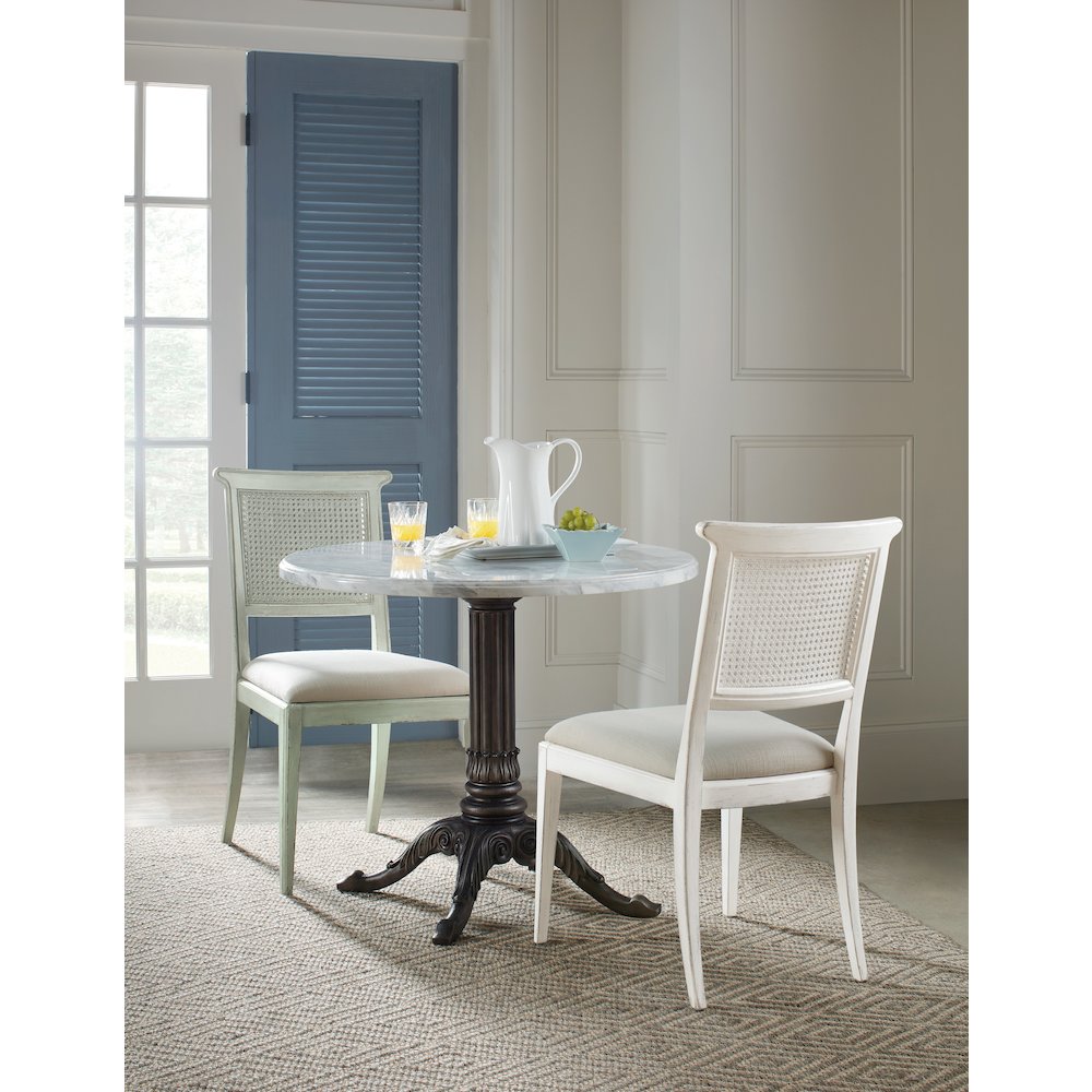 Charleston Fabric Upholstered Side Chair in Haint Blue by Hooker Furniture