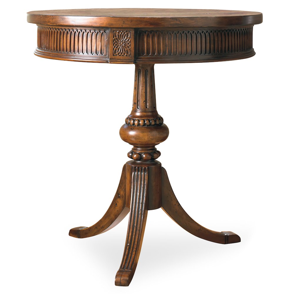 Round Pedestal Accent Table