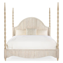 Hooker Furniture Serenity Jetty King Poster Bed in White Wood