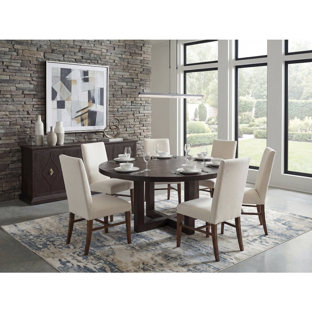 Driftwood 72" Round Dining Table