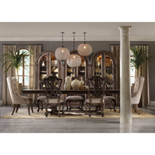Hooker Furniture Rhapsody Tufted Dining Chair in Rustic Walnut