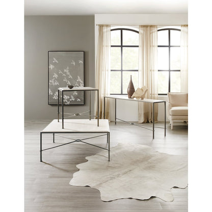 Metal Console Table in Gray by Hooker Furniture