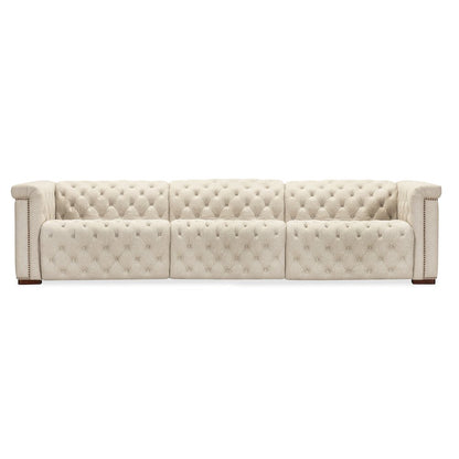 Savion Deux 3 Seat Sofa with Two Power Recliners and Three Power Headrests