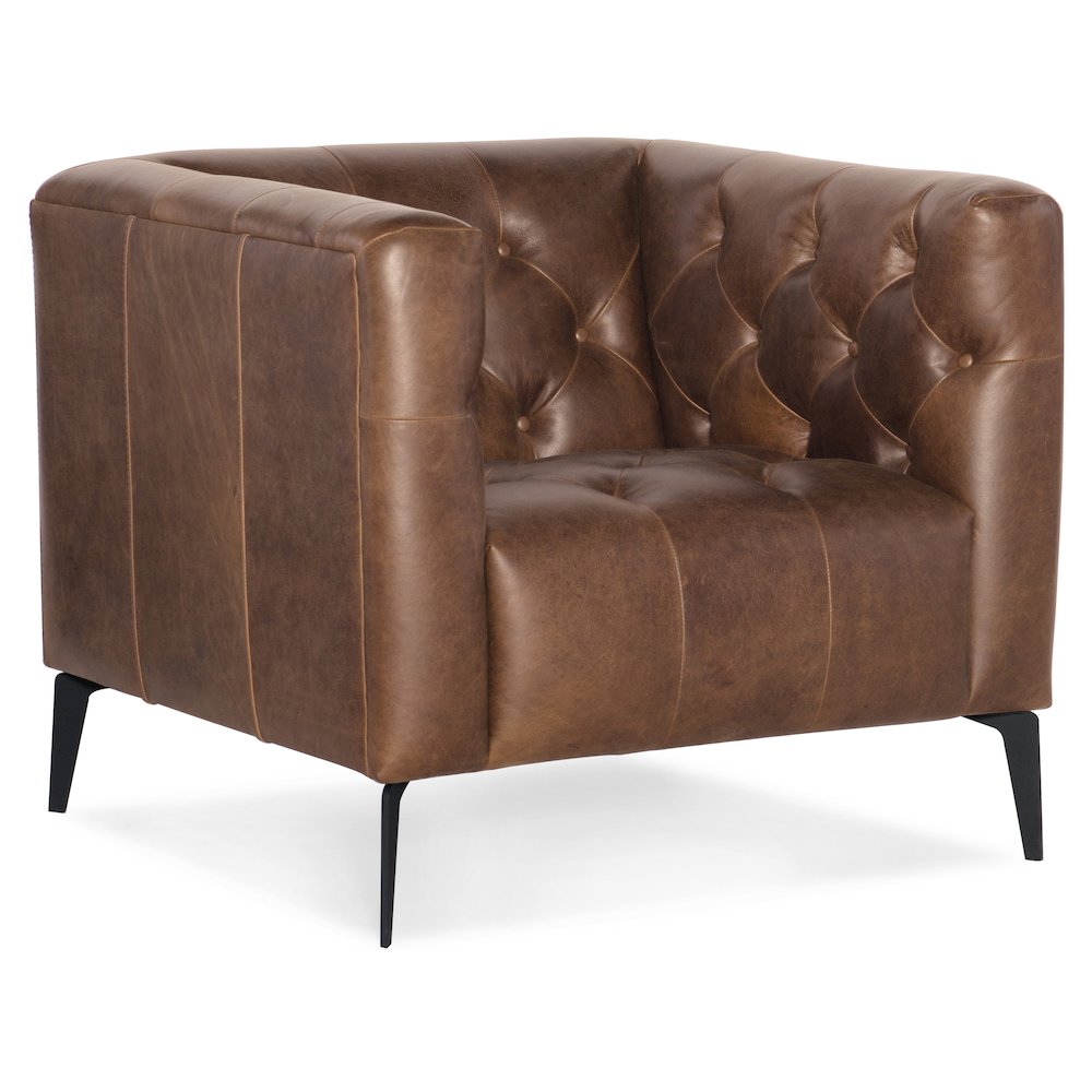 Nicolla leather Stationary Chair