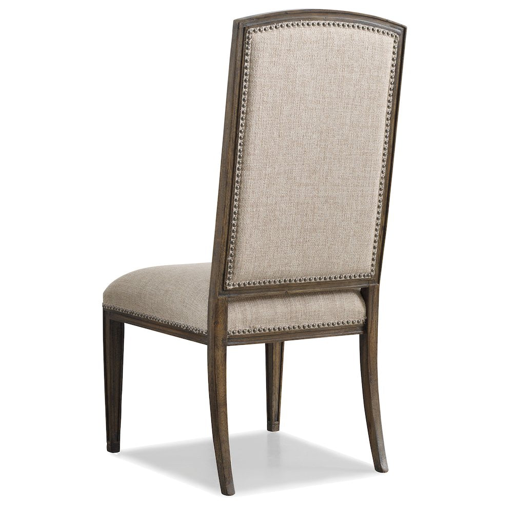 Hooker Furniture Rhapsody Insignia  Dining Chair in Rustic Walnut