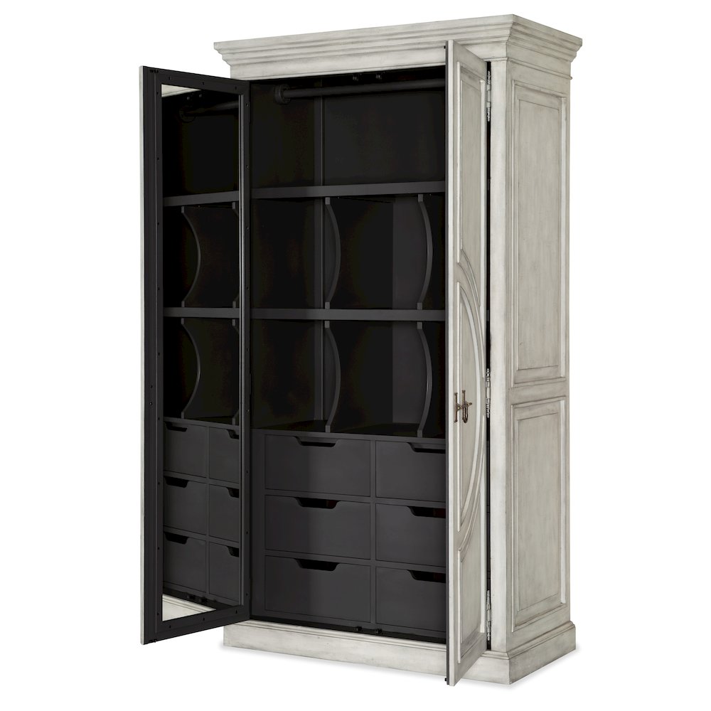 Hooker Furniture Boheme Bilzen Wardrobe in White Wash