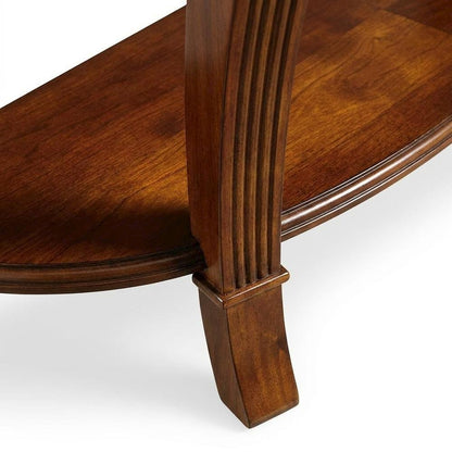 Cherry Veneer Console Table, Entryway Table Sofa Table, Brown