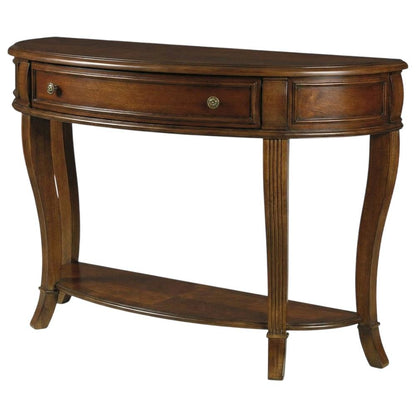 Cherry Veneer Console Table, Entryway Table Sofa Table, Brown