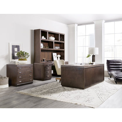 House Blend Executive Desk in Brown Wood by Hooker Furniture