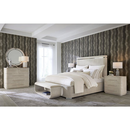 Modern Mood Fabric Seat Bed Bench in Natural by Hooker Furniture