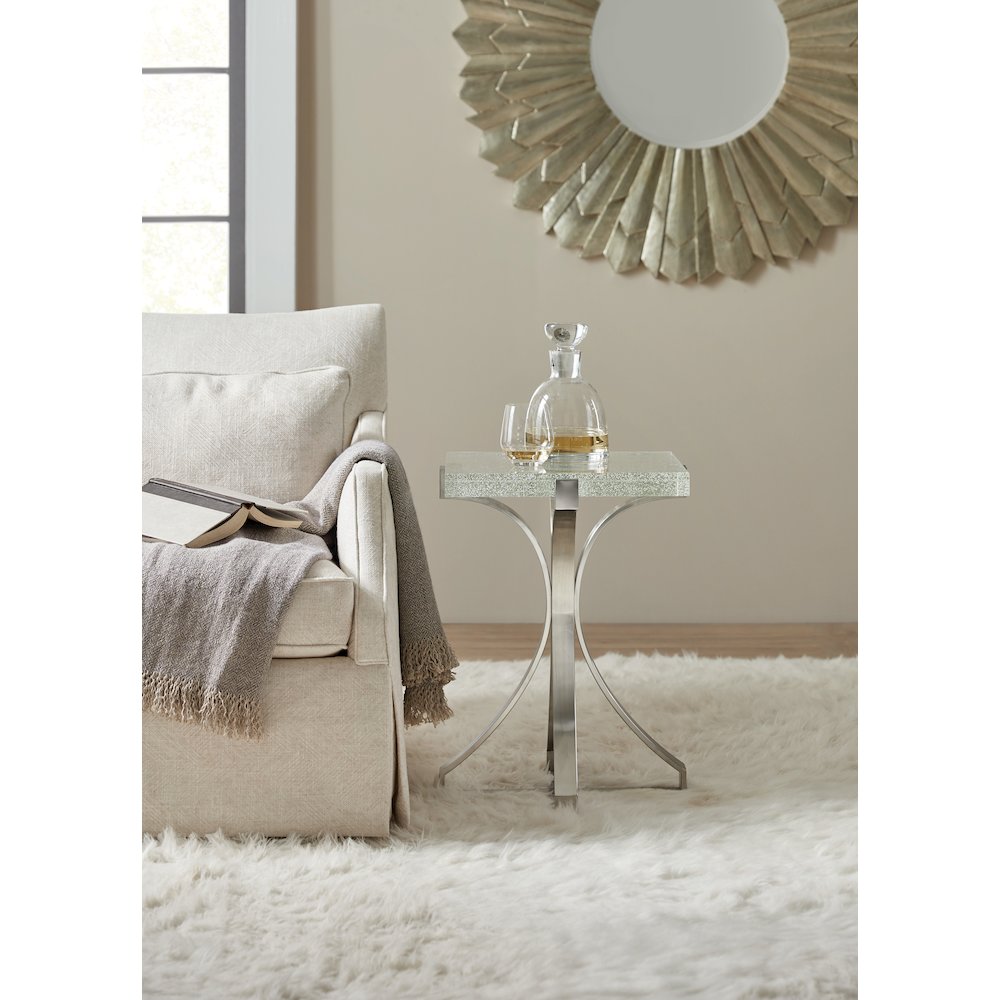Bubble Glass Accent Table