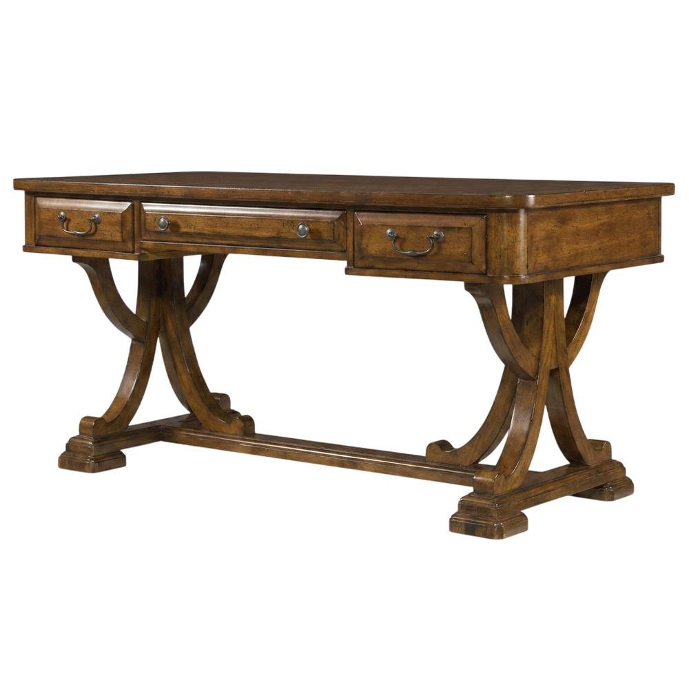 Alder Veneer Writing Desk, Brown