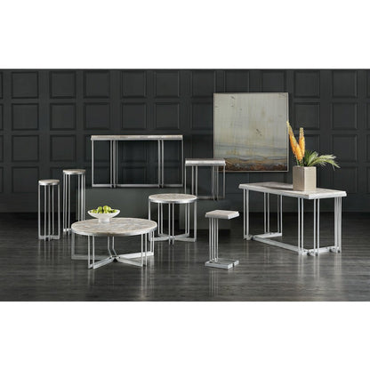 Melange Marin 36in Accent End Table