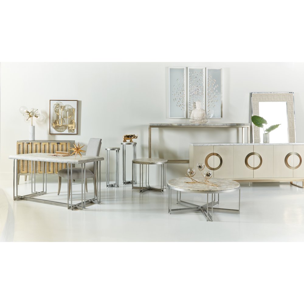 Melange Marin 36in Accent End Table