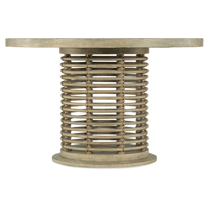 Surfrider 48in Rattan Round Dining Table
