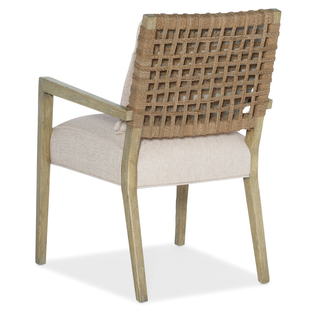Surfrider Woven Back Arm Chair