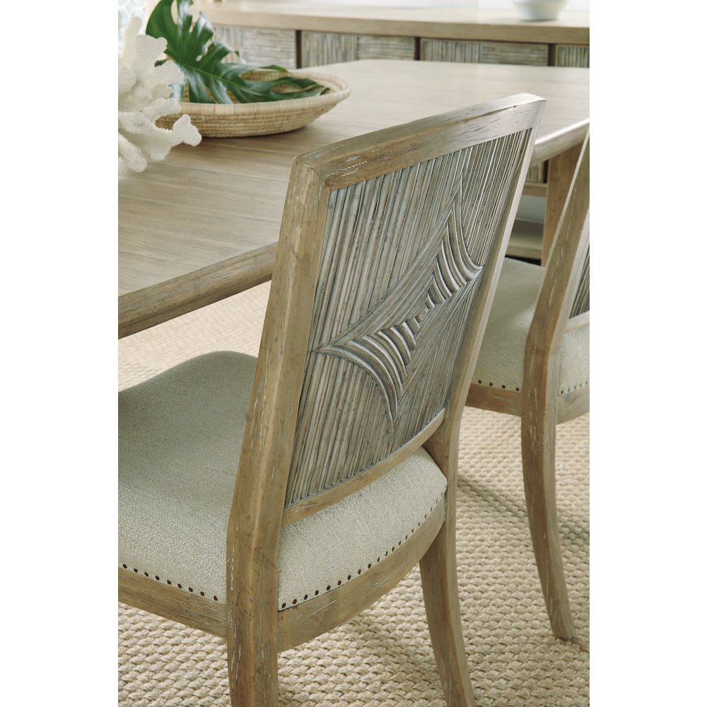 Surfrider Carved Back Side Chair