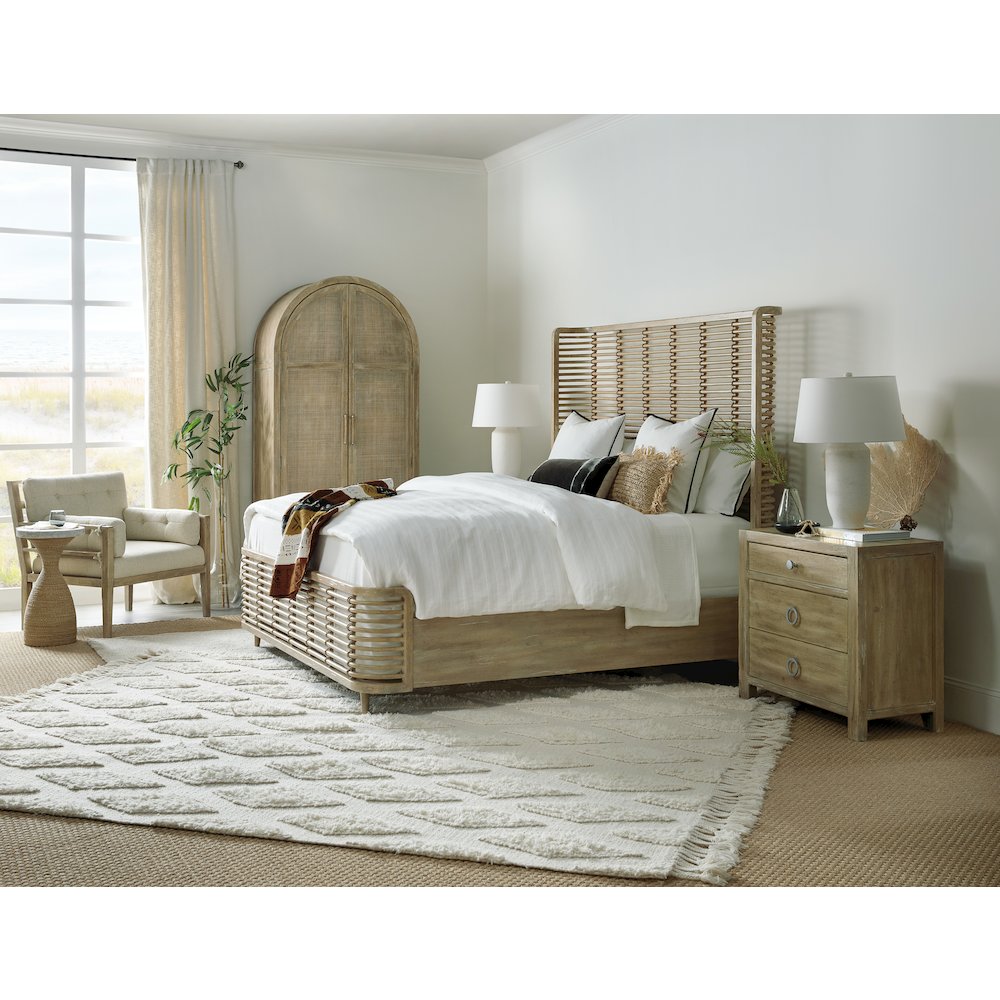 Surfrider Queen Rattan Bed
