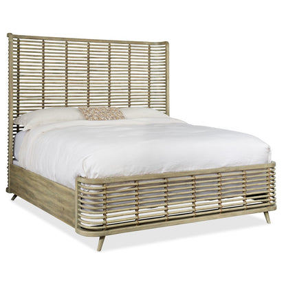 Surfrider Queen Rattan Bed
