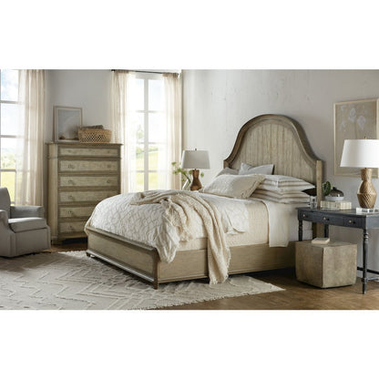 Alfresco Lauro King Panel Bed with Metal