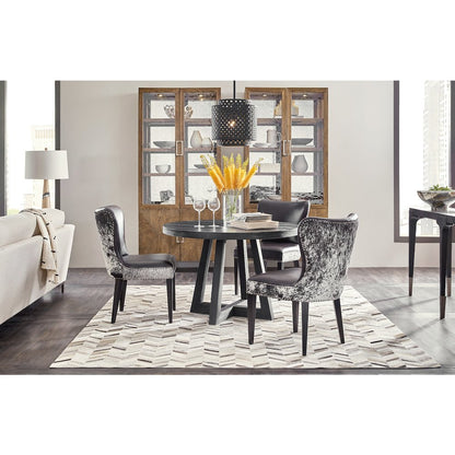 Chapman Shou Sugi Ban Petite Round Dining Table