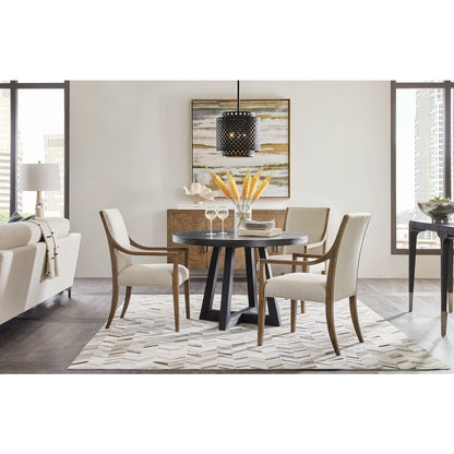 Chapman Shou Sugi Ban Petite Round Dining Table