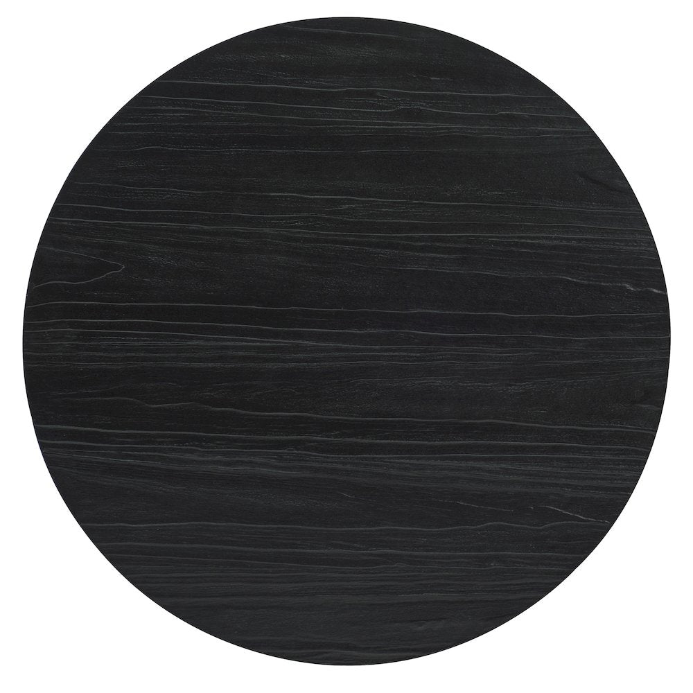Chapman Shou Sugi Ban Petite Round Dining Table