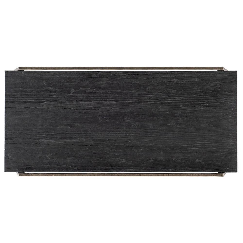 Chapman Shou Sugi Ban Rectangle Cocktail Table