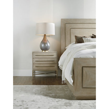 Cascade Three-Drawer Nightstand