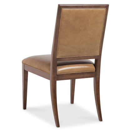 Archives leather Side Chair