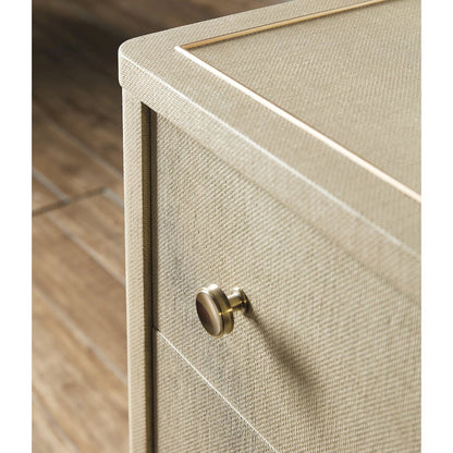 Archives Raffia Three-Drawer Chest