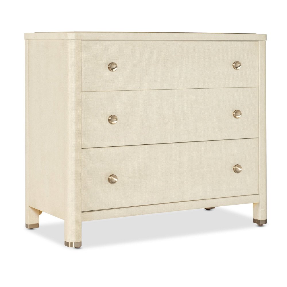 Archives Raffia Three-Drawer Chest