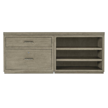 Linville Falls 72" Credenza with Lateral File and Open Desk Cabinet